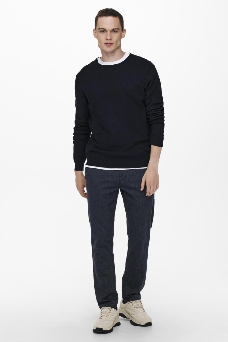 Only & Sons onswyler life ls crew knit noos
